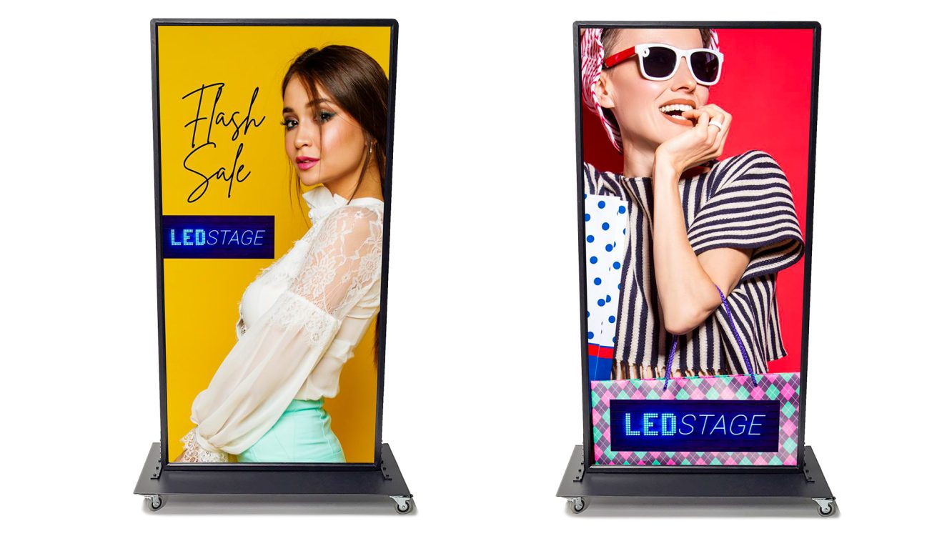 LED standing poster